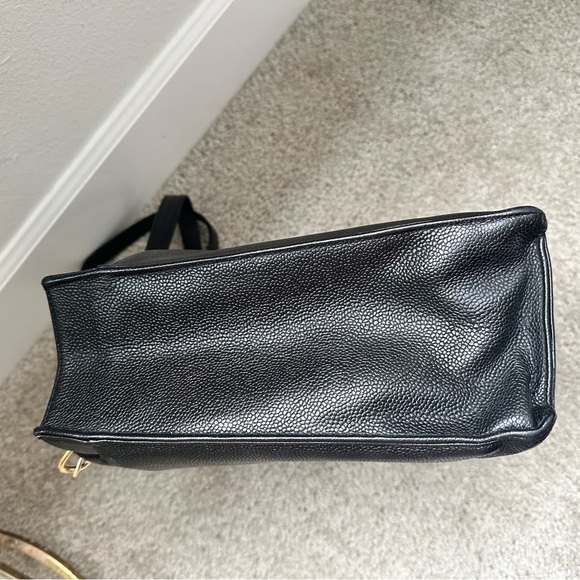 Large Chanel Timeless Black Caviar Tote Bag 24k Gold Hardware - Picture 9 of 12